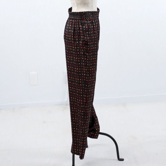 Isabel Marant S Silk Dot Printed Pants Black - Picture 5 of 12